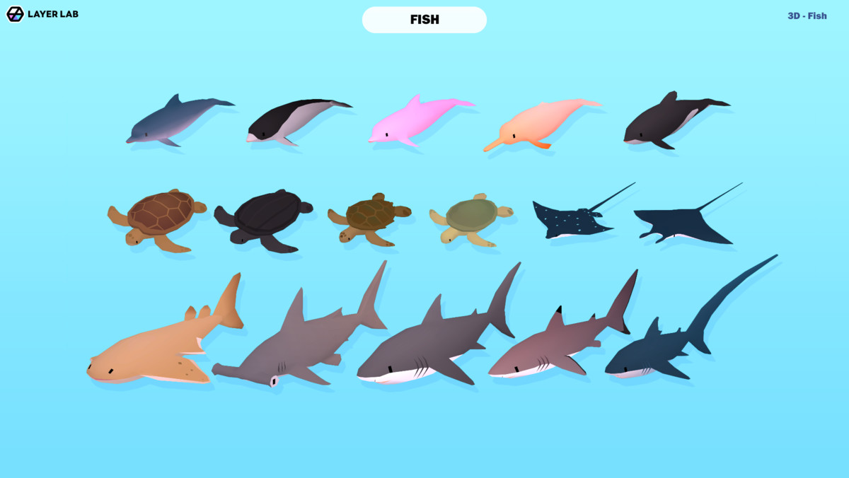 3D Characters - Fish