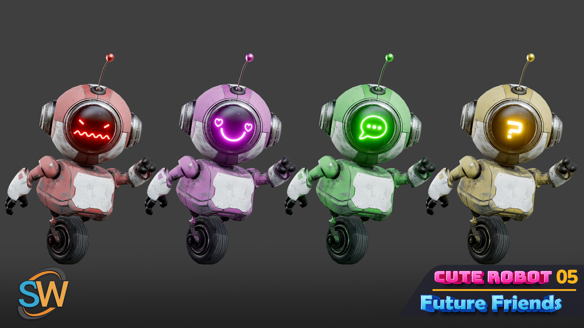 Cute Robot 05 - Future Friends