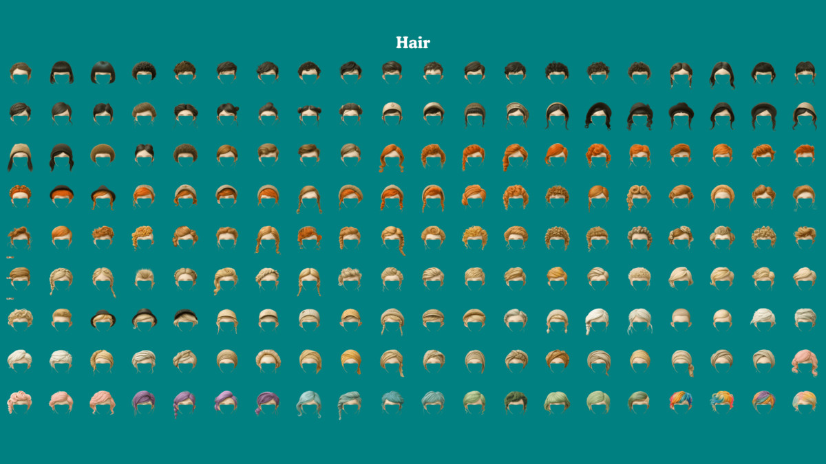 2D Character Creator (PSD) + 230 Pre-made 2D Characters