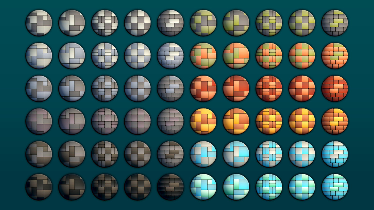 300+ Stylized PBR Ground & Surface Materials - Brick, Wood, Stone & Marble