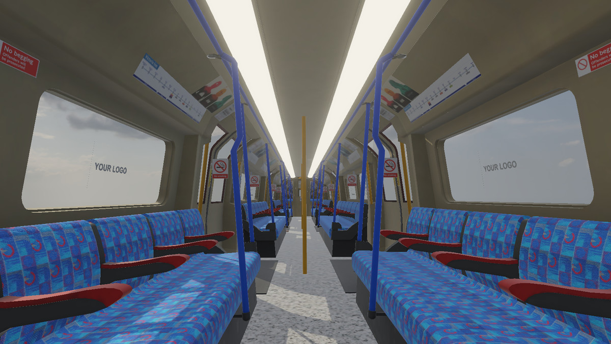 London Tube Subway Train