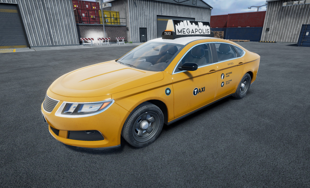 Generic taxi sedan