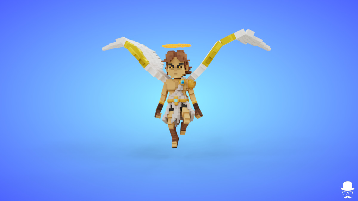 Voxel Angel Characters Pack