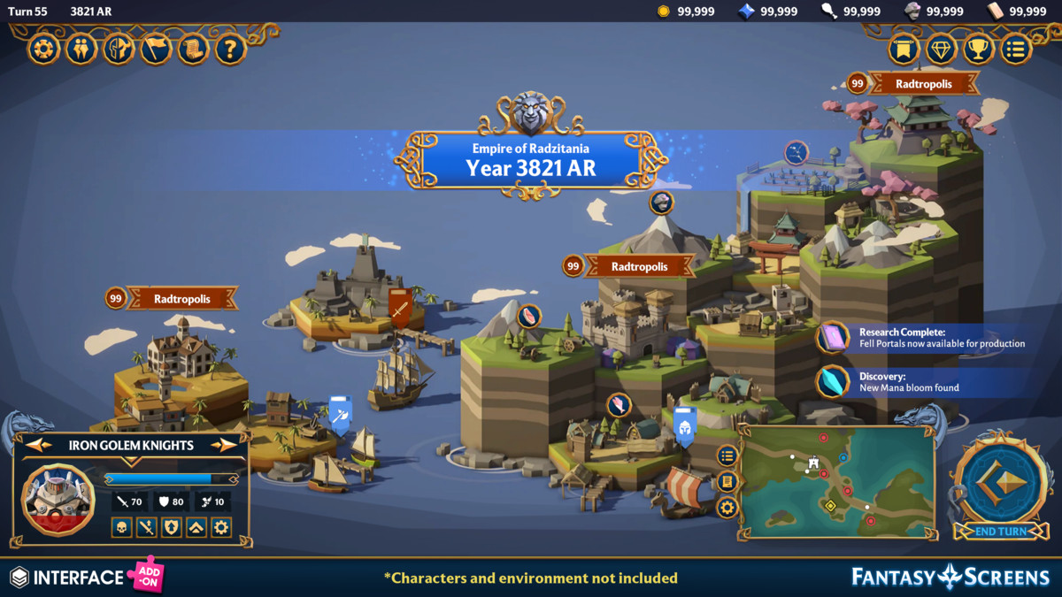 Fantasy Screens Add-On - Synty INTERFACE - GUI