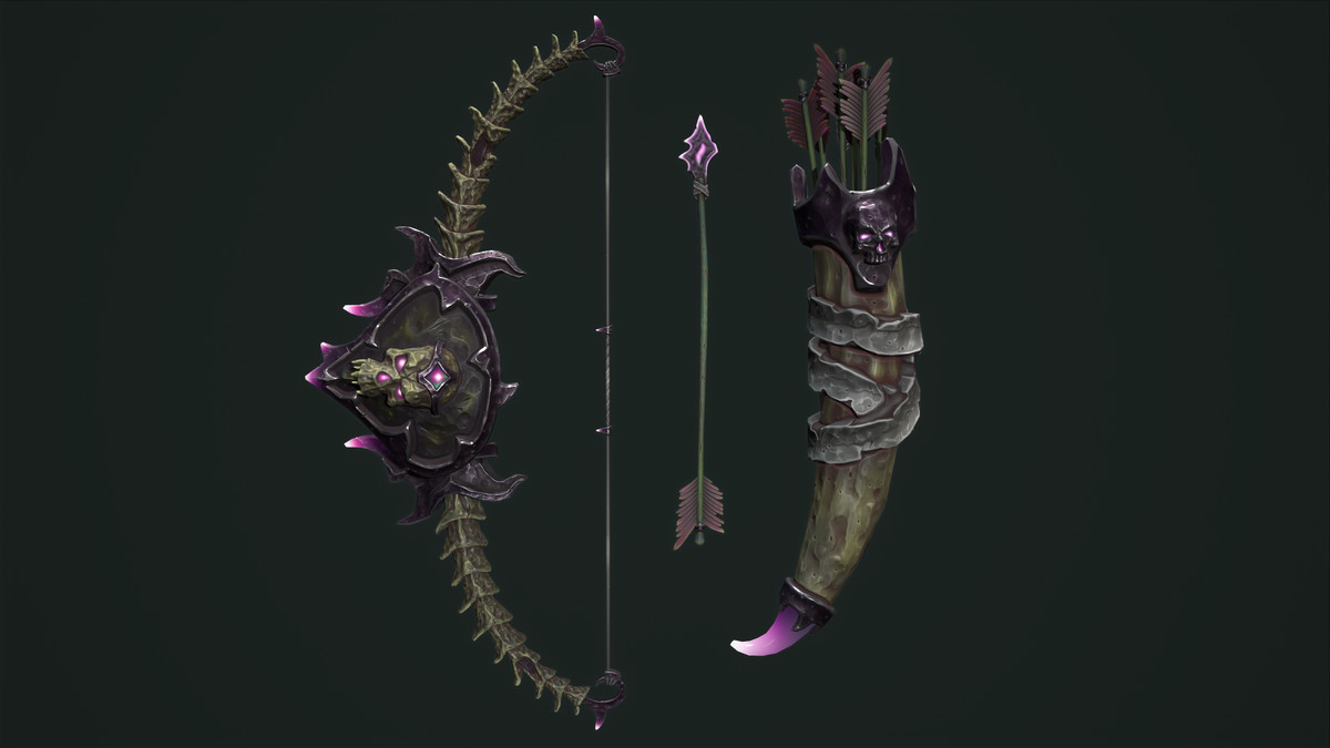 Undead bow quiver arrow