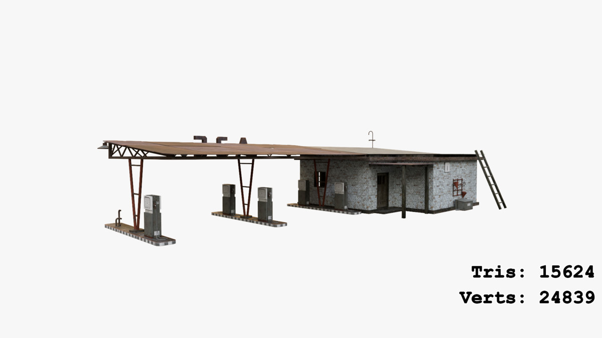 Abandoned Apocalyptic Buildings Mega Pack