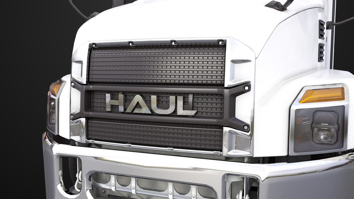 Heavy Truck Chassis 05 White Interior URP HDRP Textures