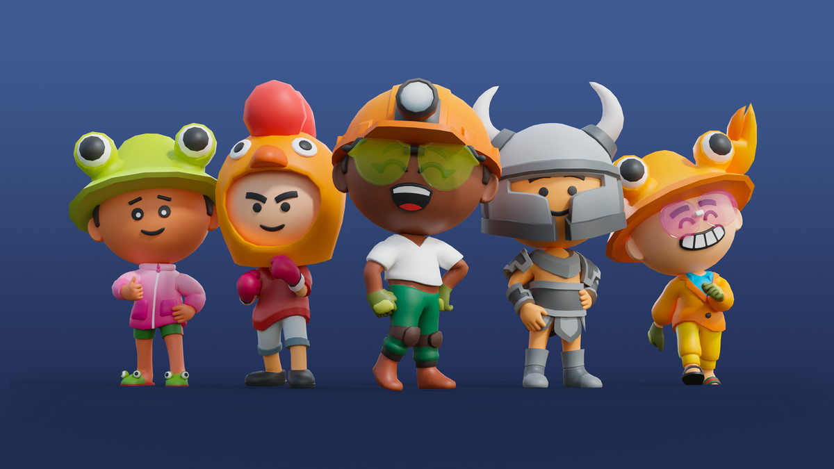 Cute Characters Mini - Low Poly Animated Pack