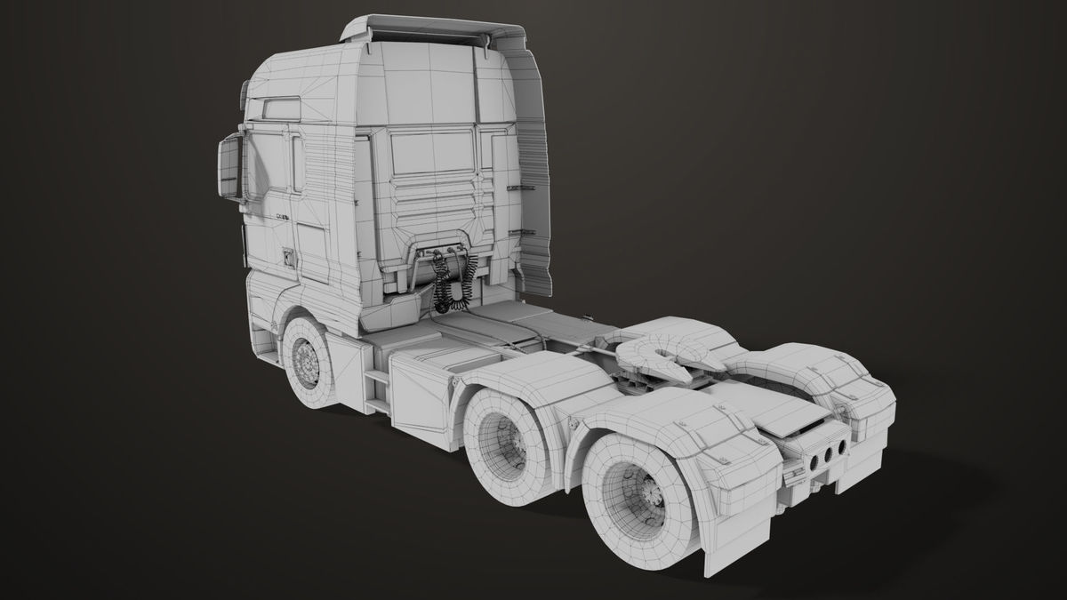 Heavy Truck Chassis 04 Dirty 4 URP HDRP Textures