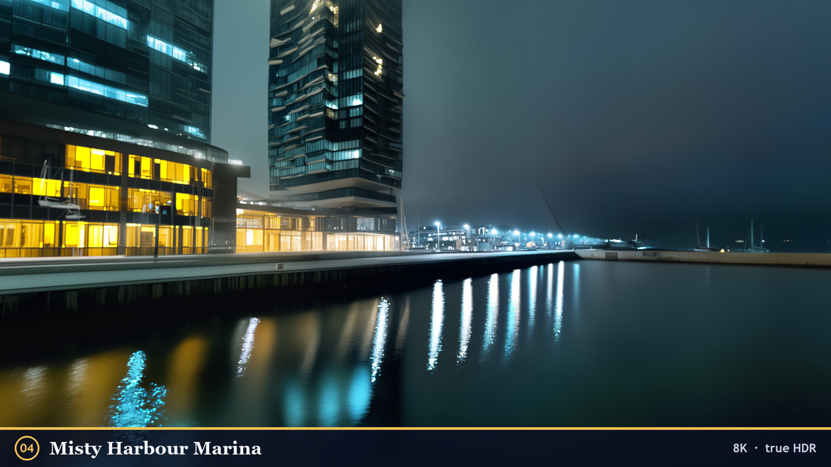 Waterfront Cities Sunset to Night - 8K True HDR Skyboxes (URP, HDRP)