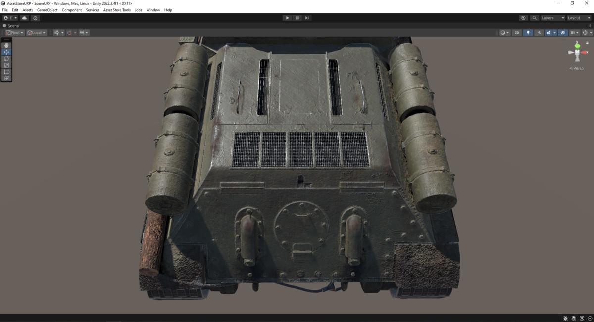 Rigged Howitzer SU-100