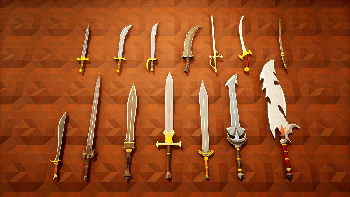 Low Poly Fantasy Weapons Pack