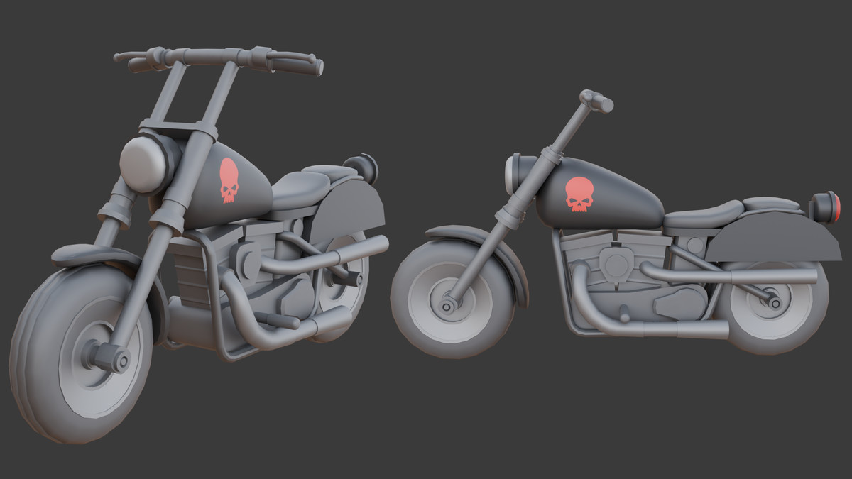 Stylized Motorcycles by AKE