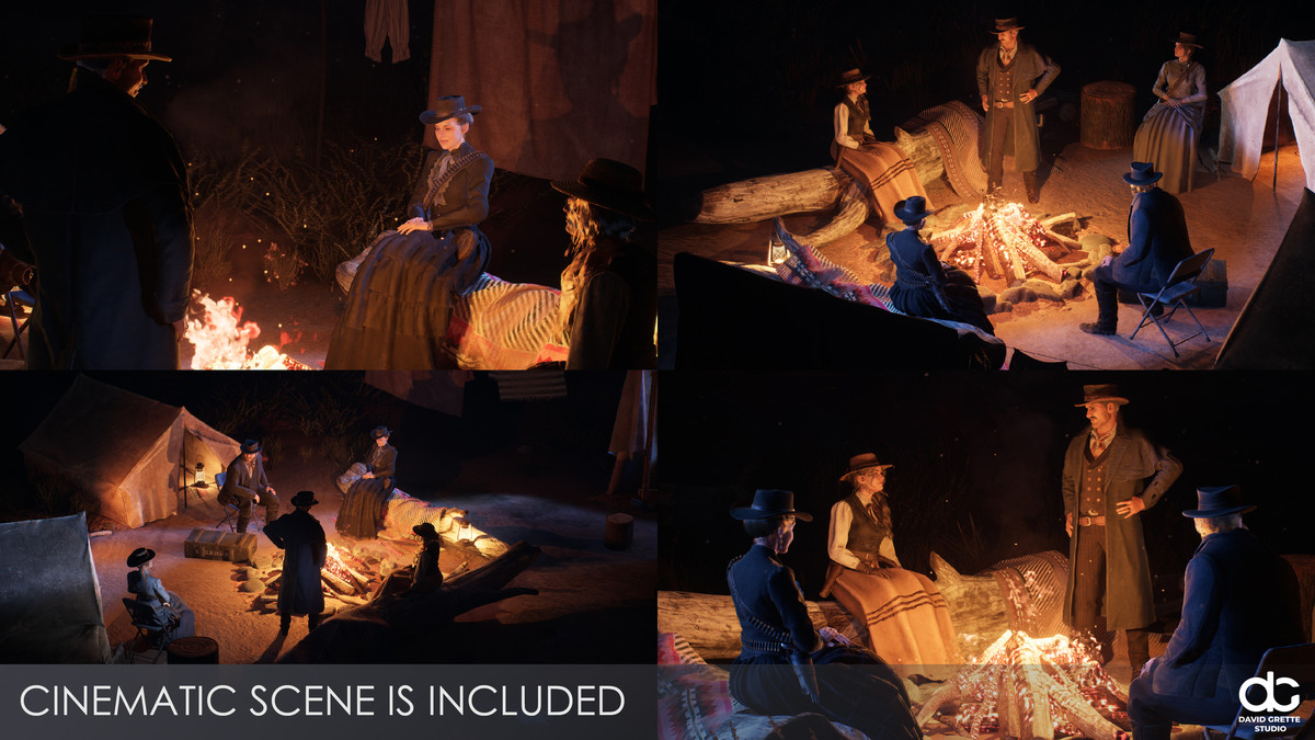 Western Characters Bundle 2025, part 2 - Complete Collection