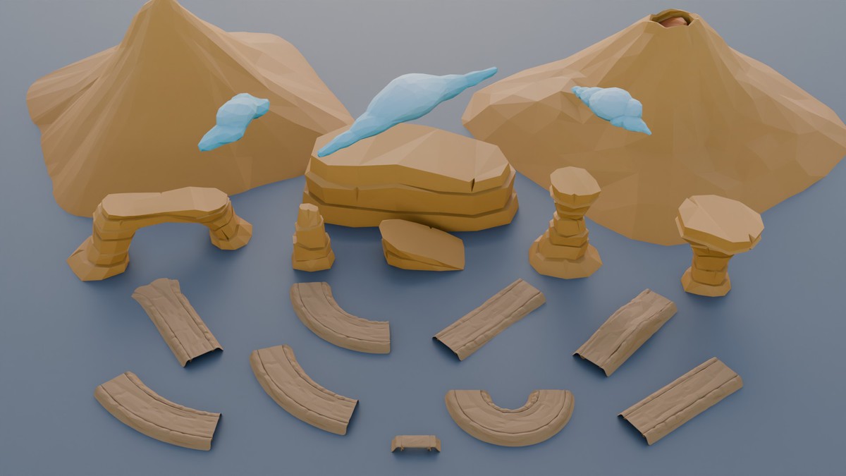 Low poly racing pack - PA