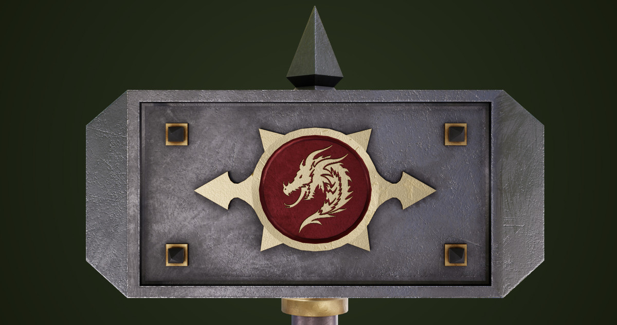 5 Battle Hammers Collection URP HDRP Textures