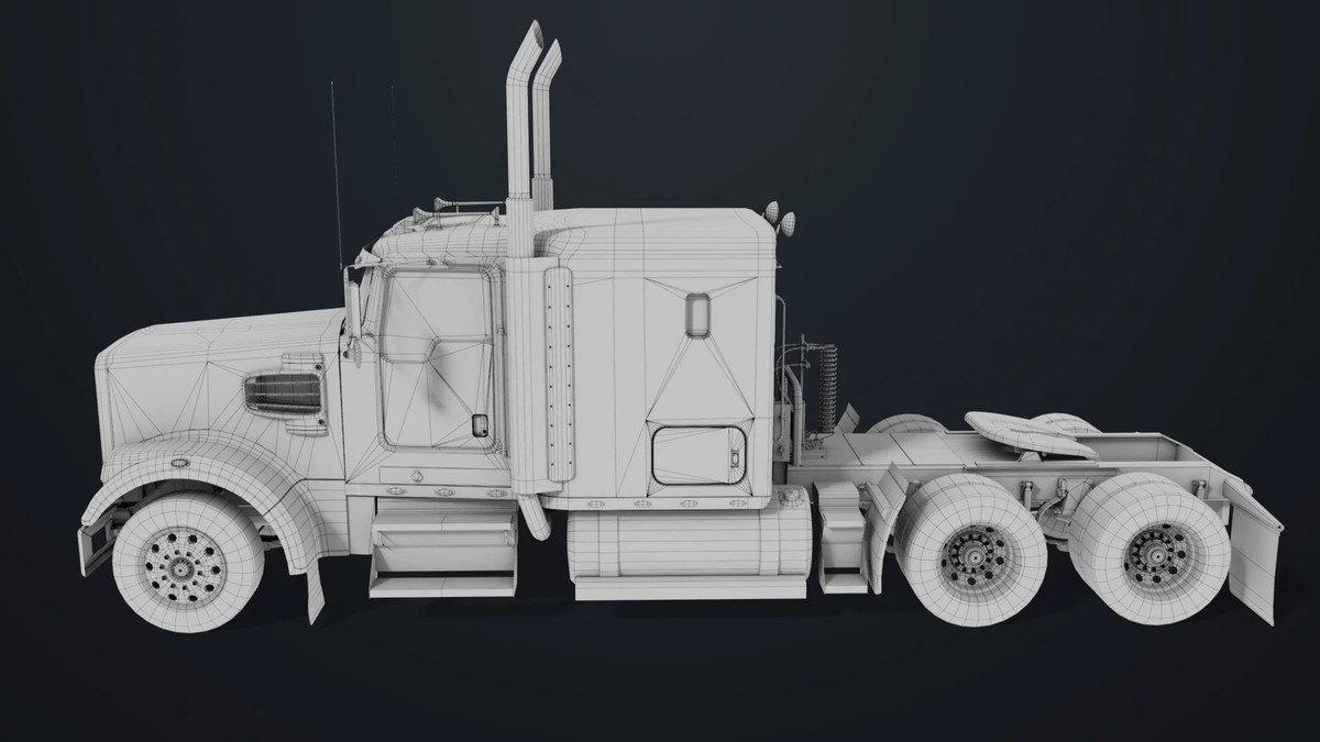 Heavy Truck 6 Chassis Collection URP HDRP Textures