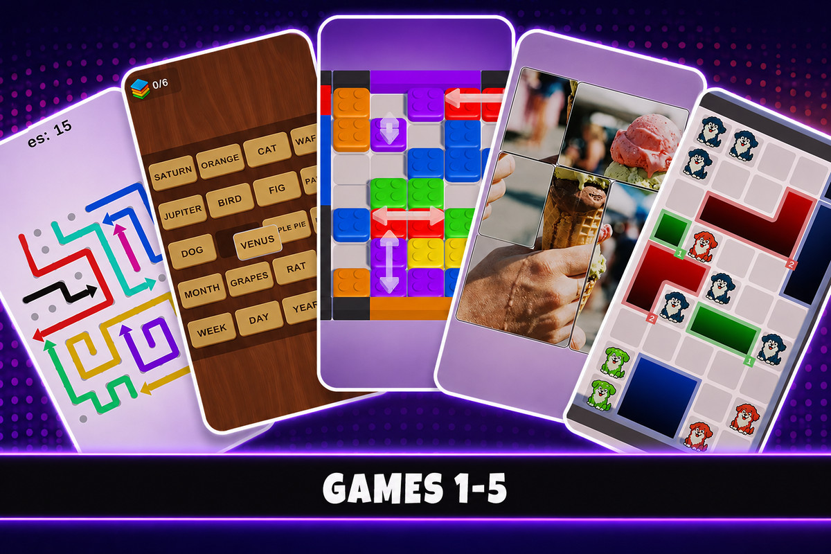 10 HyperCasual Games Bundle 1 | Puzzle Game Templates