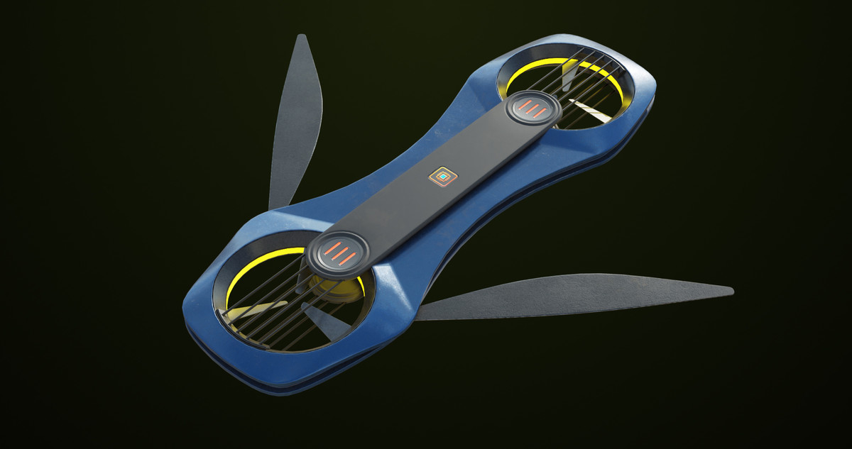 10 Sci Fi Hoverboards URP HDRP Textures