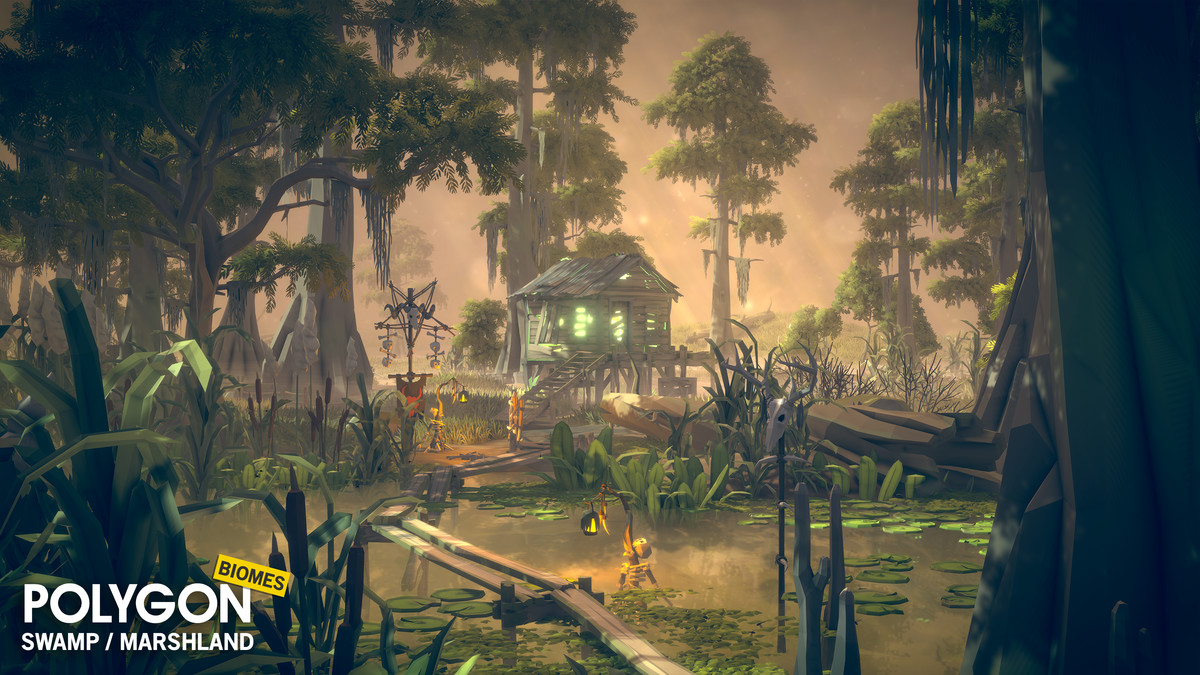Value Bundle – POLYGON Sci-Fi Worlds, Swamp Marshland & Sci-Fi Outpost Map
