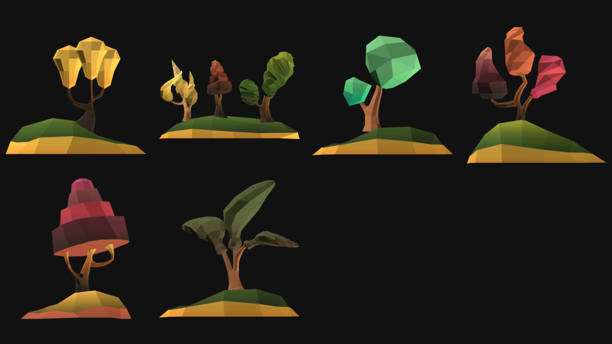 LumaGrove: Wonky Woods – Low Poly Nature Asset Pack