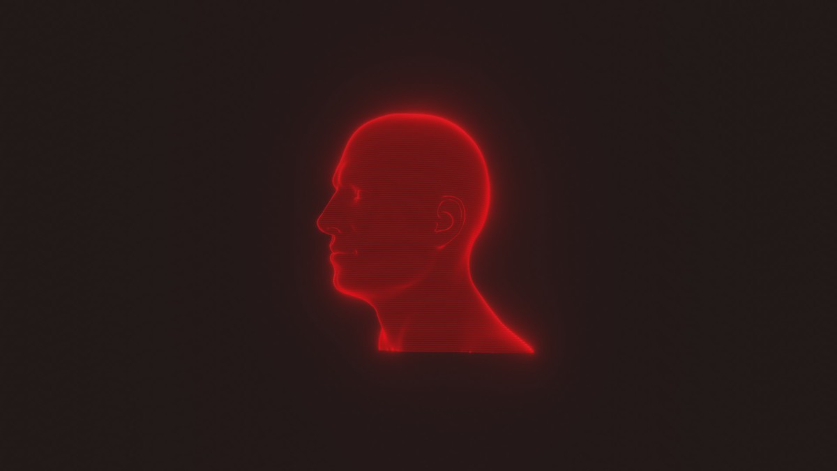 Sci-Fi Red Hologram Male Female Heads 3D Model Pack - Animated, Blend Shapes