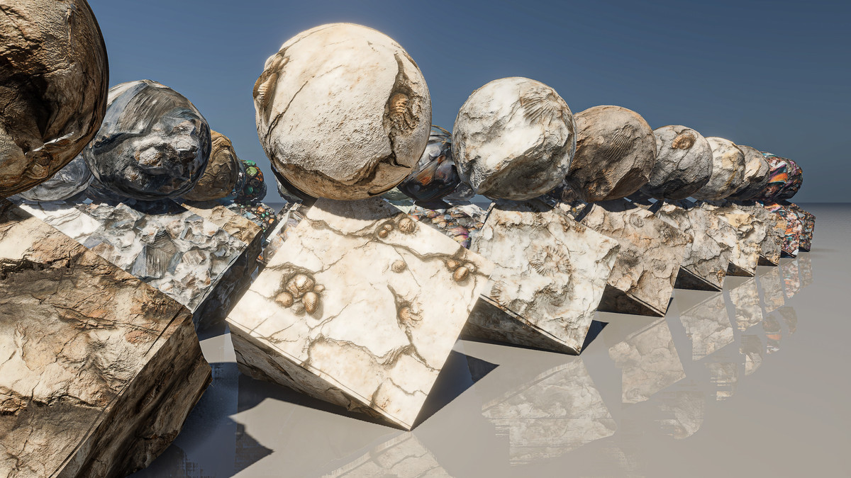 Alien Rocks Materials