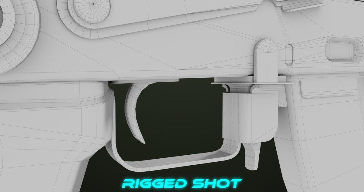 AKMS Light Machine Gun 10 URP HDRP Textures