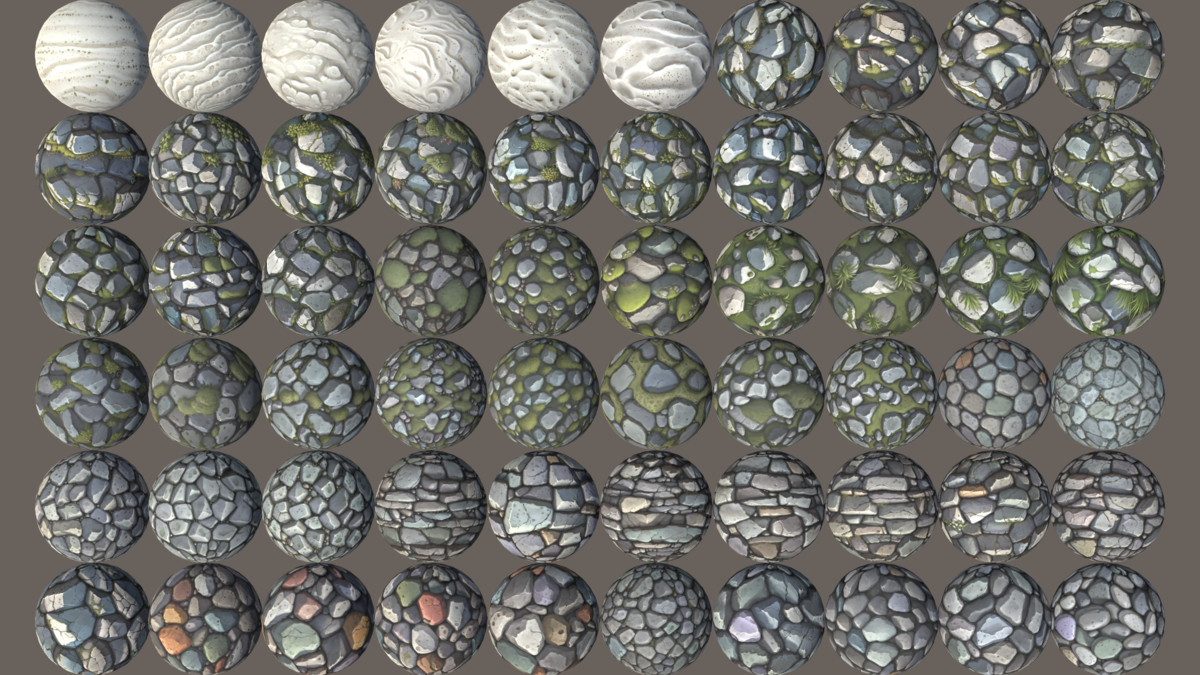 510+ Stylized Textures - Mega Pack Vol 6