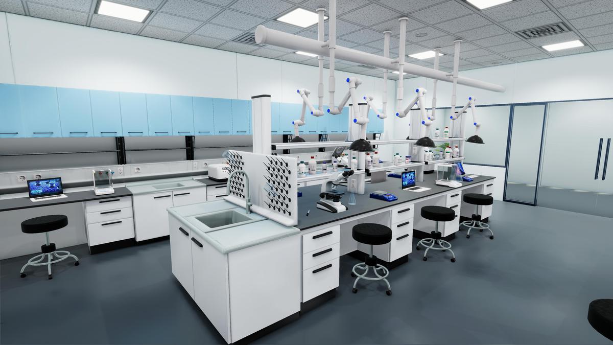 Modular Laboratory Interior