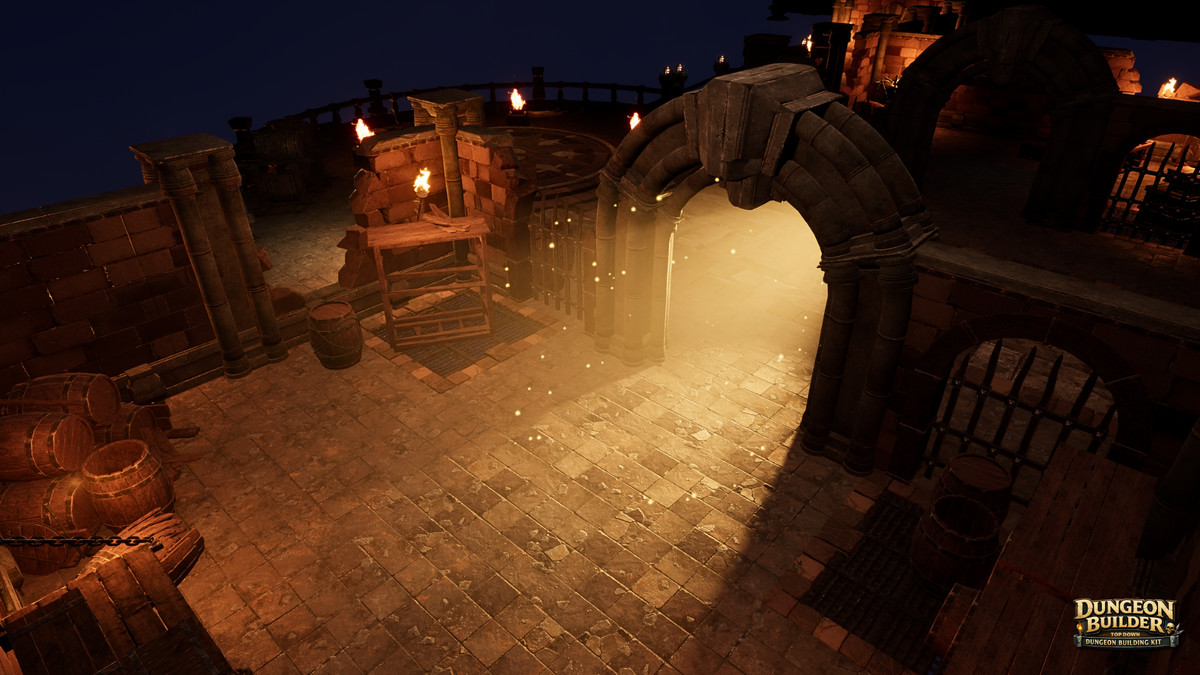 Dungeon Builder: Modular Top Down RPG Environment Kit (Dungeon, Modular Dungeon)