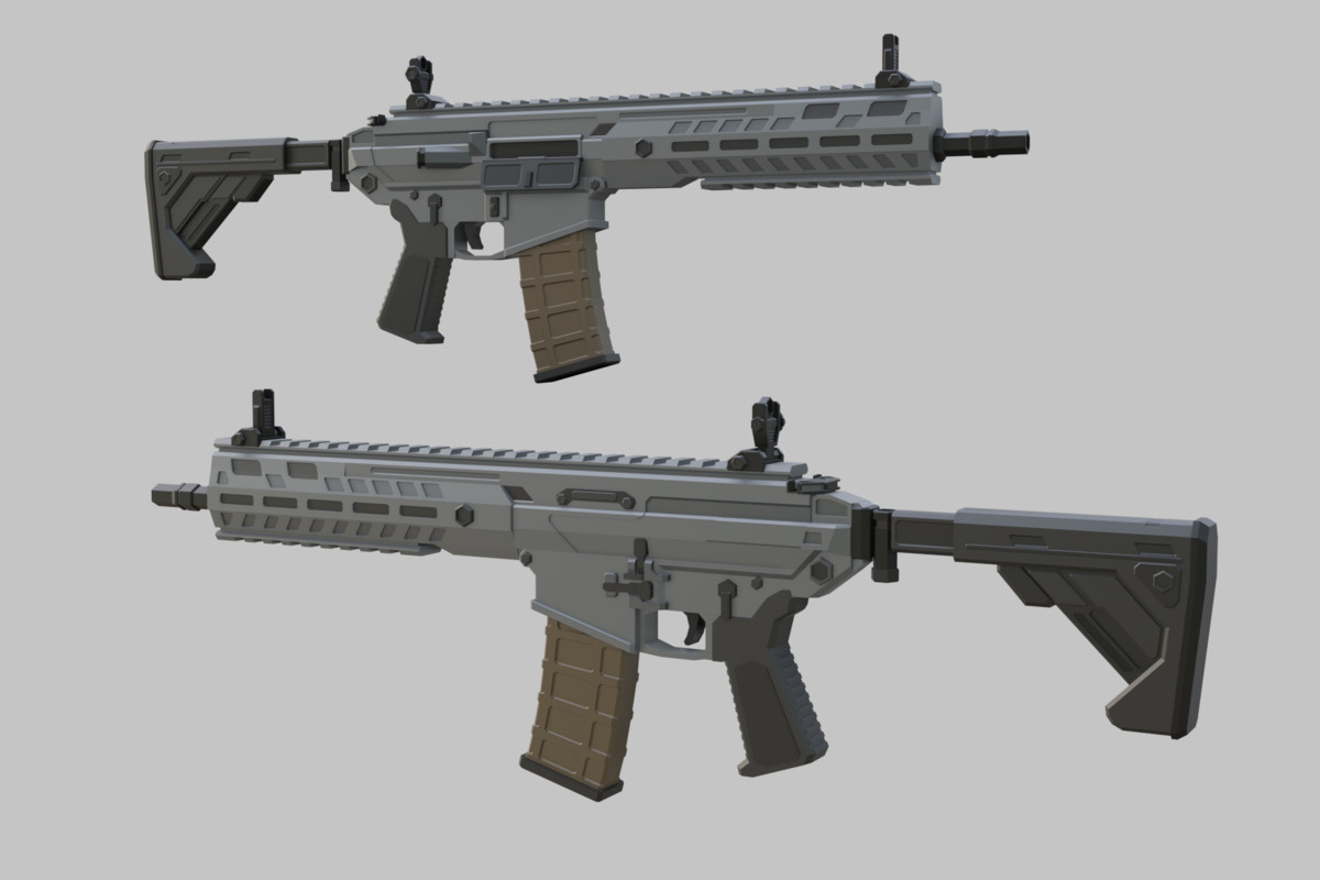 Low Poly Weapon Bundle Pack 2