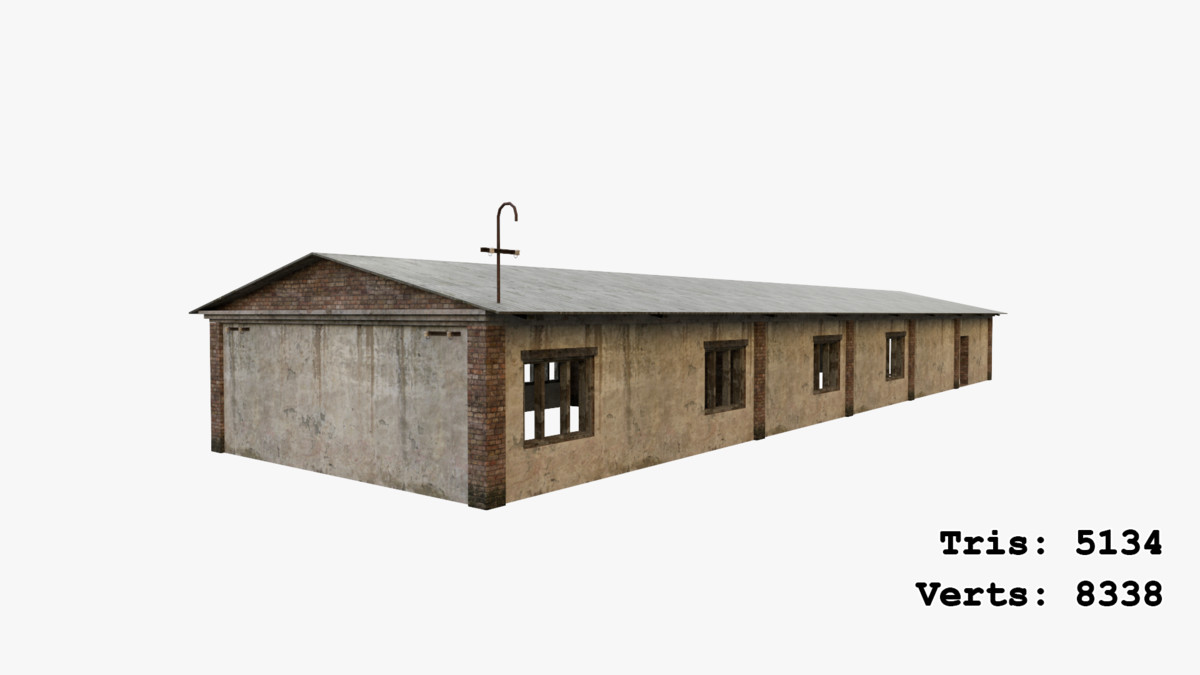 Abandoned Apocalyptic Buildings Mega Pack