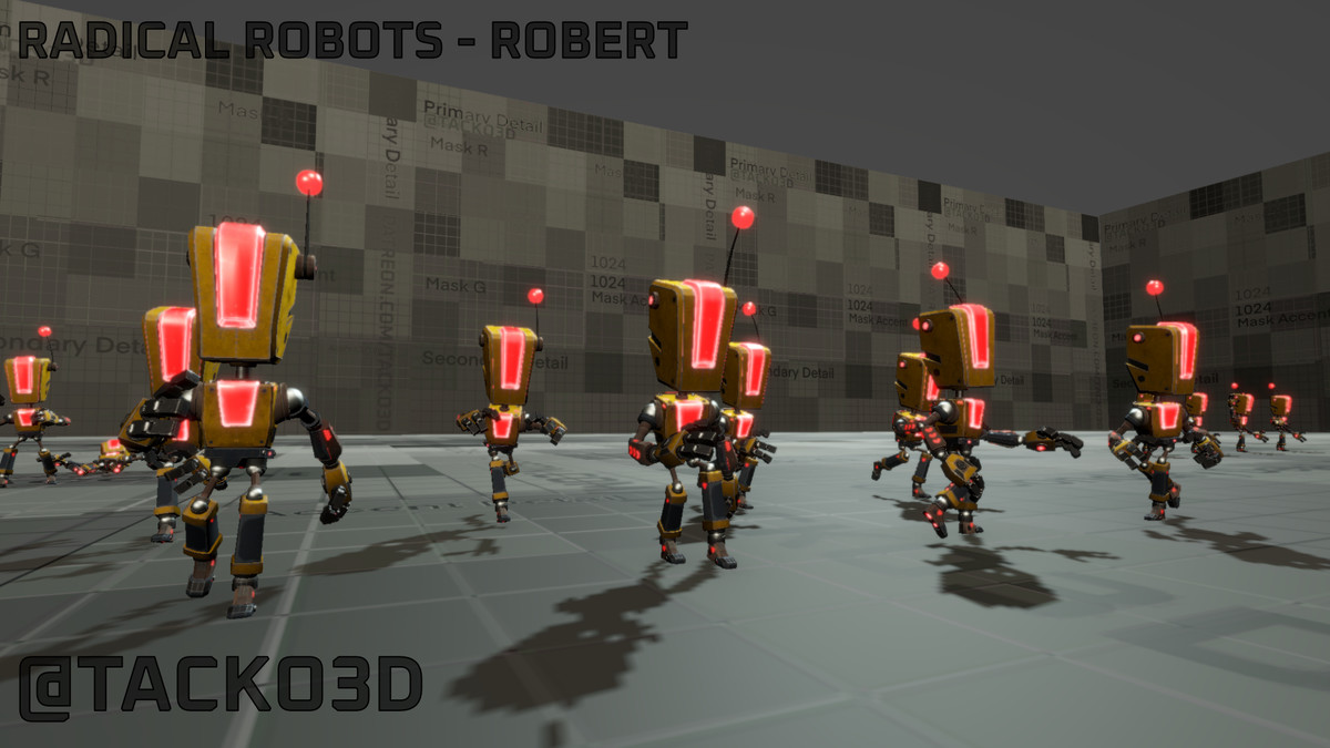 Radical Robots Pack - Customizable Robot TRIPLE PACK