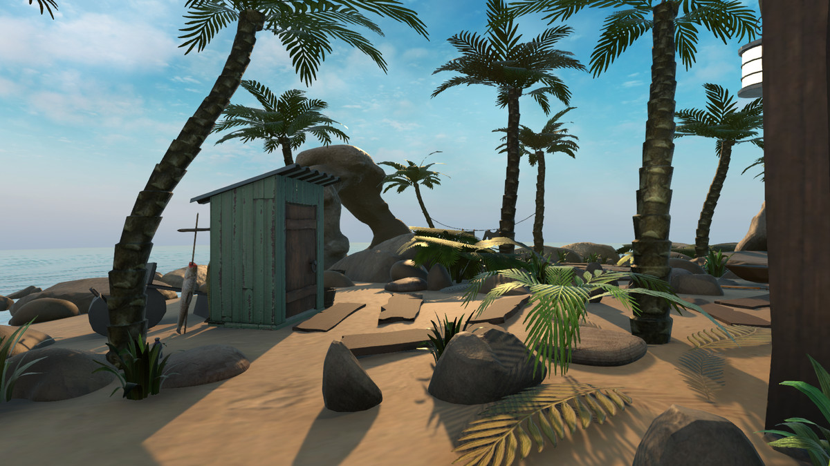 Realistic Beachfront Small Cabin Asset Package