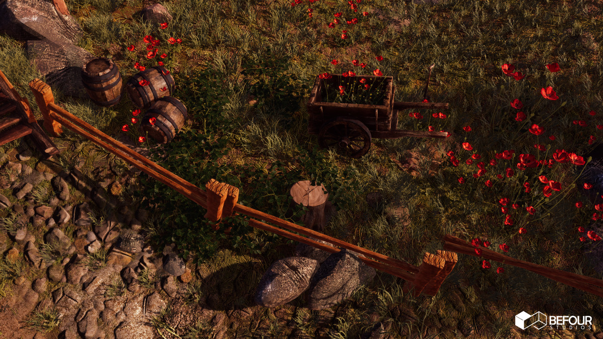 Fantasy Slavic Hut Environment (Stylized, House, Medieval )
