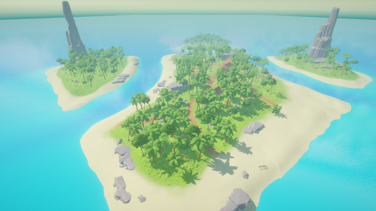 VERDANT Low Poly Tropical Island Modular Village