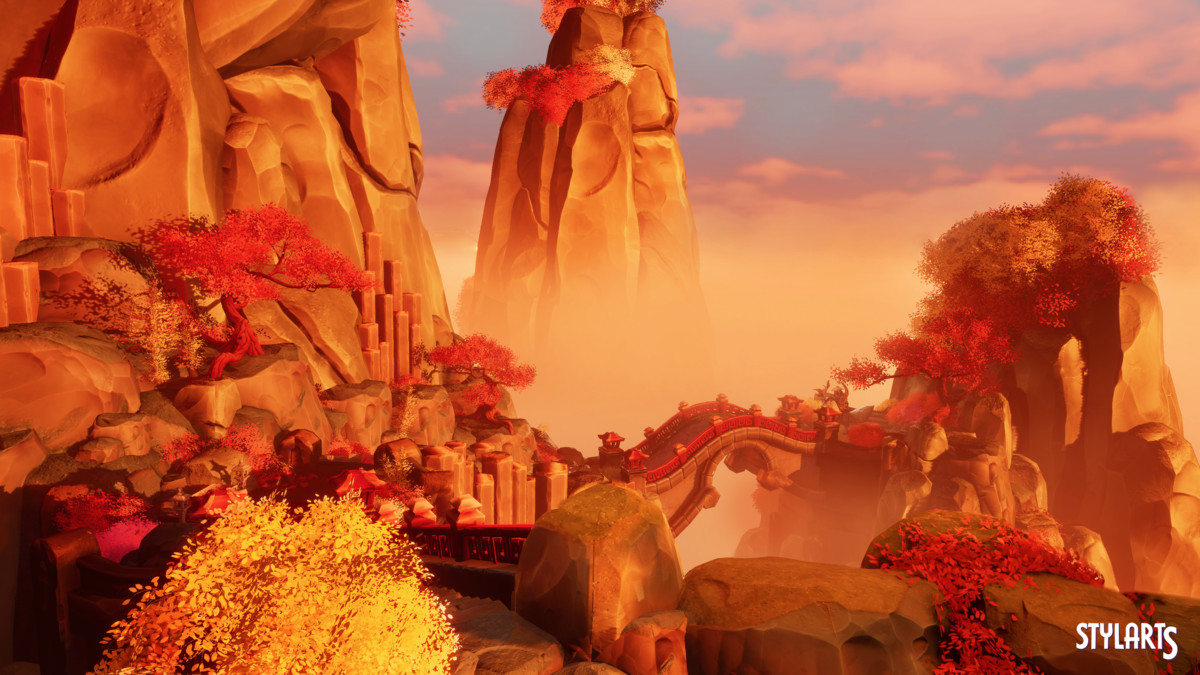 Stylized Chinese Lost Temple