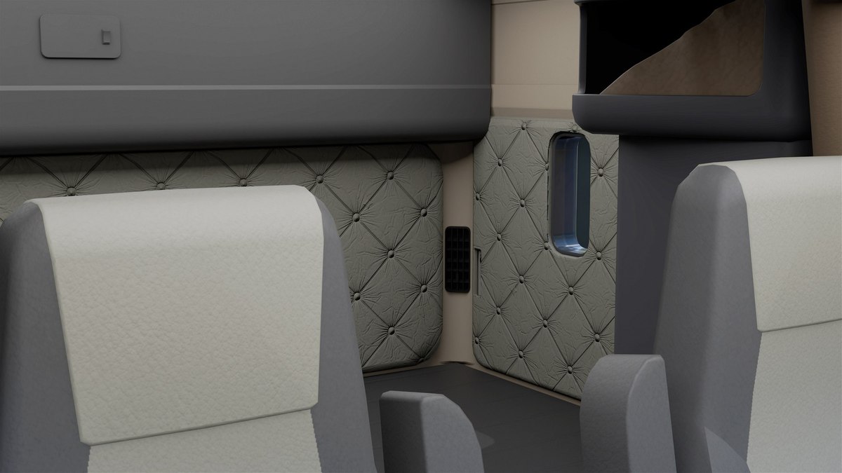 Heavy Truck Chassis 07 Cyan and Grey URP HDRP Textures