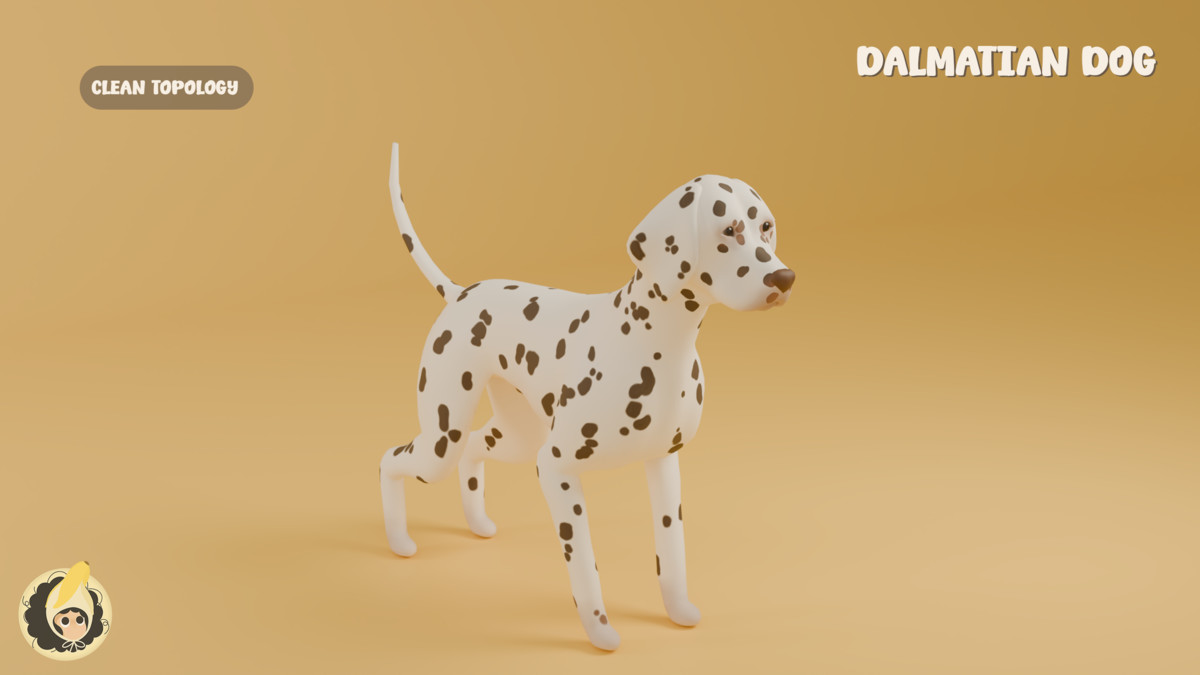Animated Dalmatian Dog