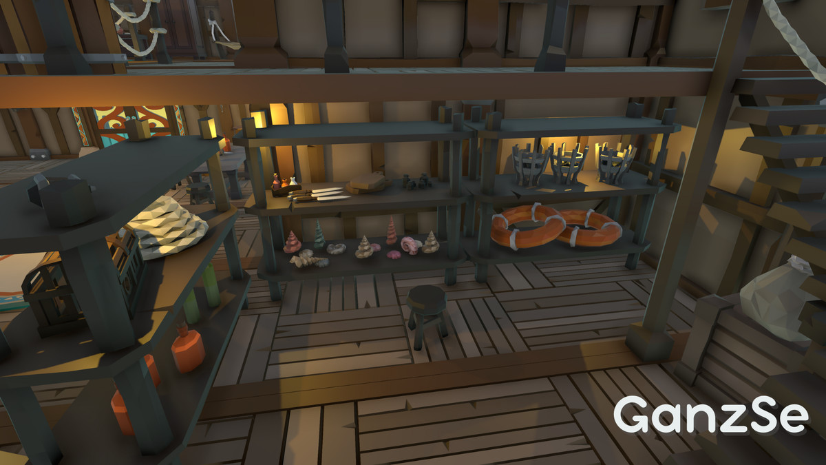 GanzSe Fishing Harbor - Stylized Low Poly Environment