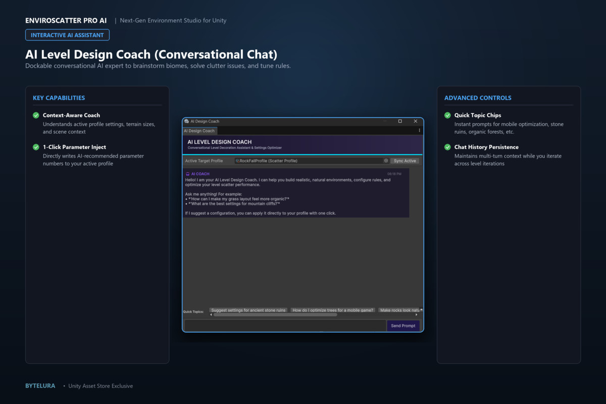 EnviroScatter Pro AI — Next-Gen Environment Generation & Smart Scatter Studio