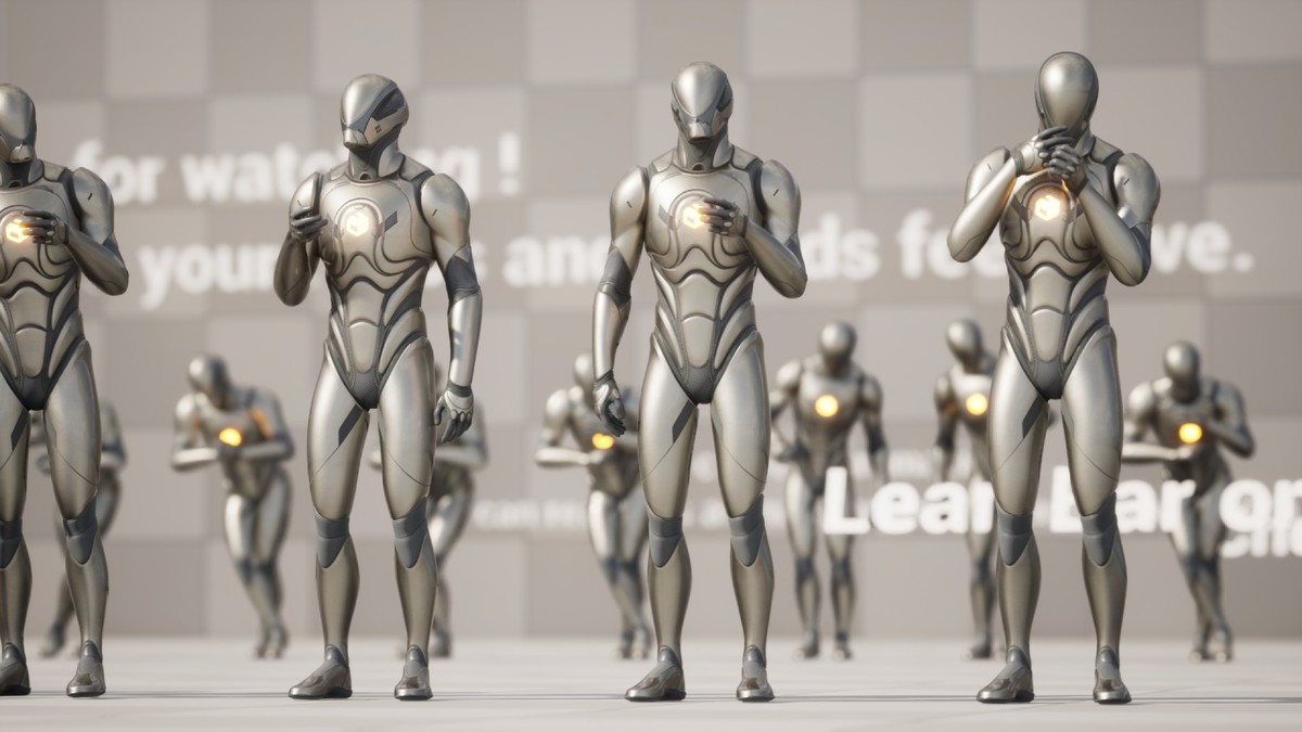 198 NPC Idle Animations Bundle Standing + Seated