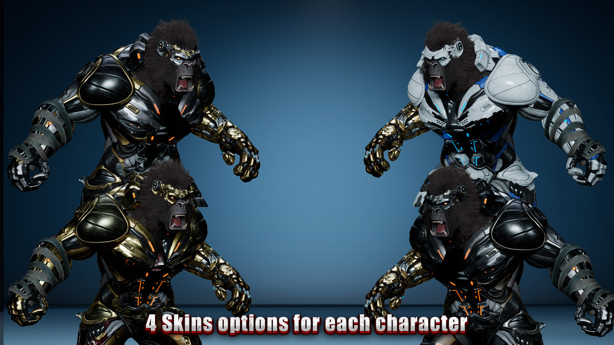 Sci-Fi Gorilla vs Kaiju - pack