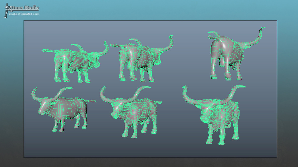 Domestic Bull Texas Long Horn (SV)