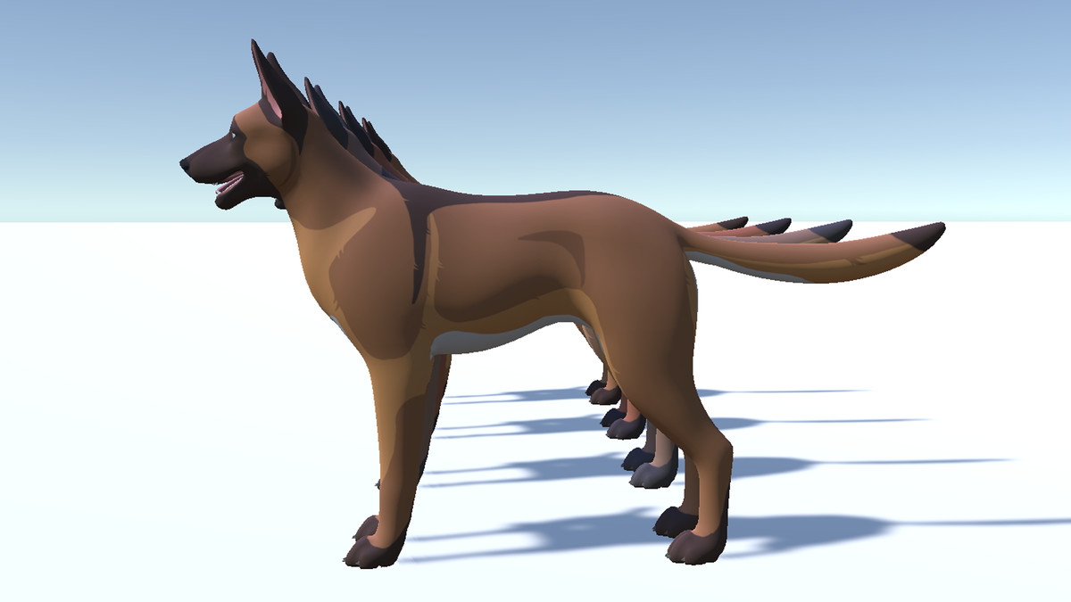 Cartoon Dog - Malinois