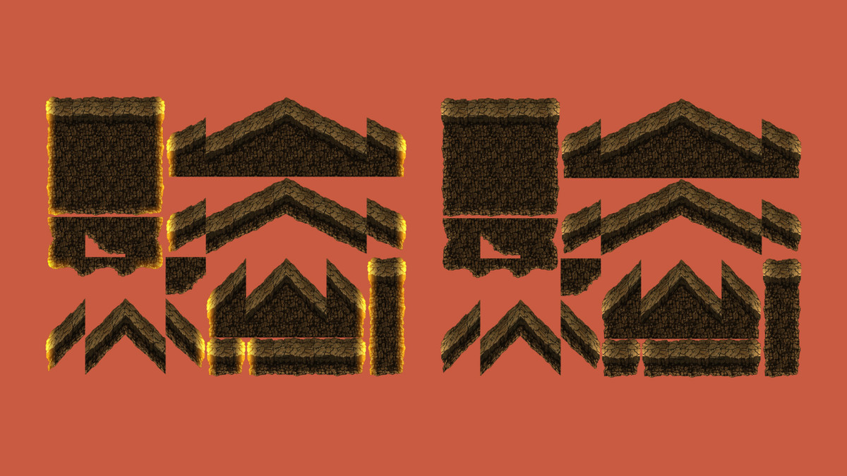 Volcano - Platformer Tileset