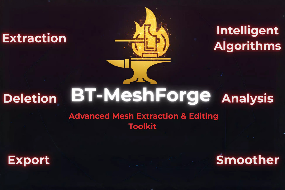 BT-Ultimate Mesh Tools Bundle: Optimize, Edit, Paint & More ! All-in-one