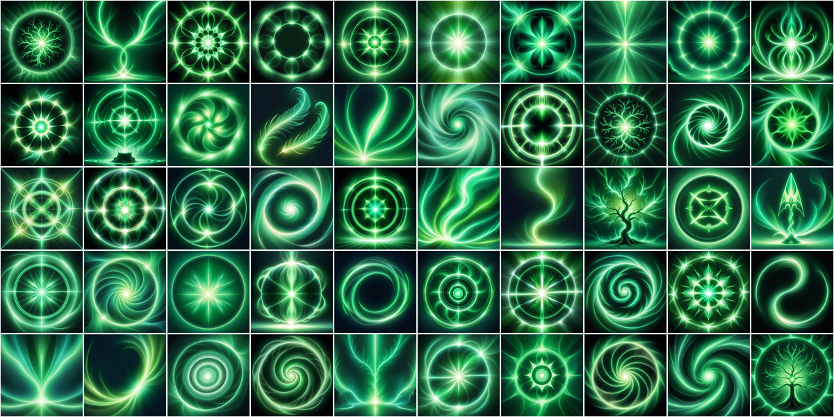 Soft Light Magic Spell Icons Super Bundle1