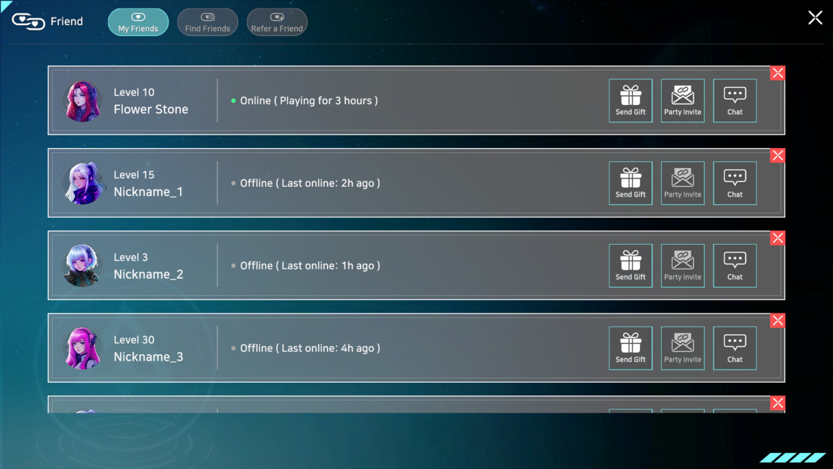 Sci-Fi Turn-Based UI